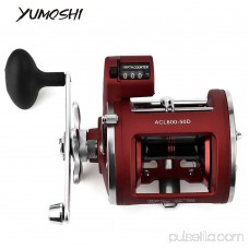 YUMOSHI Cast Drum Wheel 12 Ball Bearings High Speed Fishing Reels